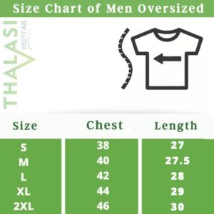 THALASI Anime Printed Oversized T-Shirts for Men